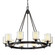 Arcadia Ten Light Chandelier in Textured Iron (67|F1710-TRN)