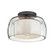 Candace One Light Flush Mount in Graphite (67|C7560-GRA)