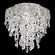 Circulus Four Light Flush Mount in Polished Stainless Steel (53|DR1401N-401O)
