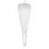 Chantant Six Light Pendant in Polished Stainless Steel (53|CH2413N-401O)