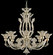 Rivendell Eight Light Chandelier in Black (53|7863-51R)