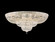 Petit Crystal Deluxe 36 Light Flush Mount in Polished Silver (53|5897-40O)