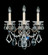 La Scala Three Light Wall Sconce in Heirloom Gold (53|5002-22R)