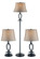 Floor Lamp and Two Table Lamps in Rubbed Oil Bronze (110|RTL-8987)