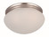 Essentials - 588x Two Light Flush Mount in Satin Nickel (16|5885FTSN)