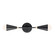 Lovell Two Light Wall Sconce in Black / Satin Brass (16|11262BKSBR)