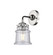 Nouveau One Light Wall Sconce in Black Polished Nickel (405|284-1W-BPN-G184S)