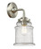 Nouveau One Light Wall Sconce in Black Polished Nickel (405|284-1W-BPN-G181)