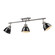 Duncan Three Light Semi-Flush Mount in Pewter (62|3602-3SF PW-BK)