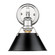 Orwell One Light Bath Vanity in Chrome (62|3306-BA1 CH-BLK)
