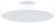 Nieve Ceiling Light in White (303|NV7-30-WH)