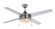 52``Ceiling Fan in Brushed Nickel (110|F-1014 BN)