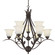 Aspen Nine Light Chandelier in Rubbed Oil Bronze (110|9289 ROB)