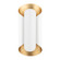 Banks Two Light Wall Sconce in Gold Leaf (70|8500-GL/WH)