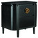 Briallen Nightstand in Caviar Black/Antique Brass (142|3000-0098)