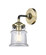 Nouveau One Light Wall Sconce in Black Antique Brass (405|284-1W-BAB-G182S)
