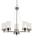 Fusion Five Light Chandelier in Brushed Nickel (110|70338 BN)