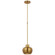 Comtesse LED Pendant in Hand-Rubbed Antique Brass (268|PCD 5120HAB)