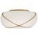 Fondant LED Flush Mount in Soft Brass (268|CD 4006SB-WG)
