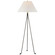 Valley LED Floor Lamp in Aged Iron and Gild (268|CD 1005AI/G-L)