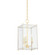 Chaselton Three Light Lantern in Aged Brass/Off White (70|MDS1200-AGB/OW)