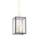Chaselton Three Light Lantern in Aged Brass/Darkest Blue (70|MDS1200-AGB/DBL)