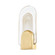Morganite LED Wall Sconce in Vintage Brass (68|349-01-VB)
