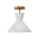 Betty One Light Semi-Flush Mount in Aged Gold/Opal Glass (452|SF473710AGOP)