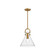 Emerson One Light Pendant in Aged Gold/Clear (452|PD412511AGCL)