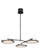 Shuffle LED Chandelier in Nightshade Black (182|CDCH17227WOB)