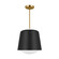 Draper One Light Pendant in Midnight Black (454|KSP1141MBK)