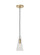 Selina LED Pendant in Natural Brass (182|SLPD281CNB-L)