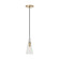 Selina One Light Pendant in Natural Brass (182|SLPD281CNB)