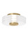 Laurel LED Flush Mount in Natural Brass (182|KWFM20827CNB)