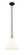 Edison One Light Mini Pendant in Black Antique Brass (405|616-1S-BAB-GBC-121)