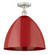 Edison One Light Semi-Flush Mount in Polished Nickel (405|616-1F-PN-MBD-16-RD)