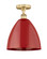 Edison One Light Semi-Flush Mount in Brushed Brass (405|616-1F-BB-MBD-12-RD)