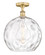 Edison One Light Semi-Flush Mount in Brushed Brass (405|616-1F-BB-G1215-14)