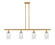 Ballston Four Light Island Pendant in Satin Gold (405|516-4I-SG-G804)
