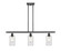 Ballston Three Light Island Pendant in Matte Black (405|516-3I-BK-G804)