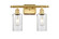 Ballston Two Light Bath Vanity in Satin Gold (405|516-2W-SG-G804)