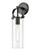 Downtown Urban One Light Wall Sconce in Polished Nickel (405|413-1W-PN-4CL)