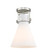 Downtown Urban One Light Semi-Flush Mount in Brushed Satin Nickel (405|411-1F-SN-G411-8CL)