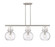 Downtown Urban Three Light Island Pendant in Satin Nickel (405|410-3I-SN-G410-10SDY)