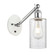 Ballston One Light Wall Sconce in White Polished Chrome (405|317-1W-WPC-G804)