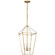 Malloy LED Lantern in Gilded Iron (268|MF 5102GI)