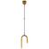 Rousseau LED Pendant in Antique-Burnished Brass (268|KW 5590AB-ECG)