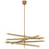 Rousseau LED Chandelier in Antique-Burnished Brass (268|KW 5587AB-ECG)