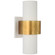 Chalmette LED Wall Sconce in Plaster White and Gild (268|JN 2300PW/G)