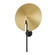 Equilibrium One Light Wall Sconce in Aged Brass (70|9701-AGB/BK)